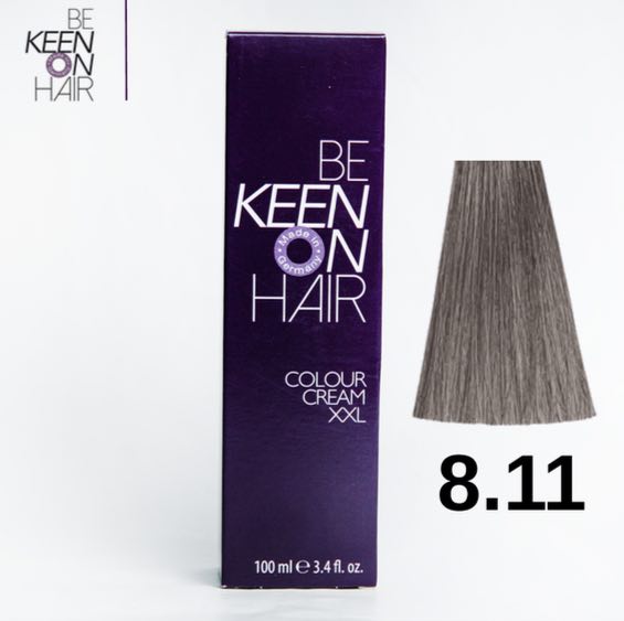 Keen Hair Color (8.11 Light Intense Ash Blonde)