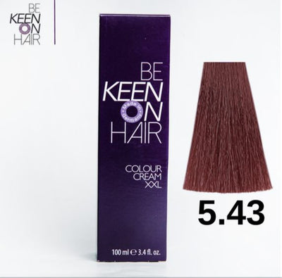 Keen Hair Color (5.43 Light  Blonde Coppery Gold)