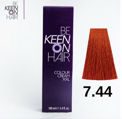 Keen Hair Color (7.44 Natural Intense Copper Blonde)